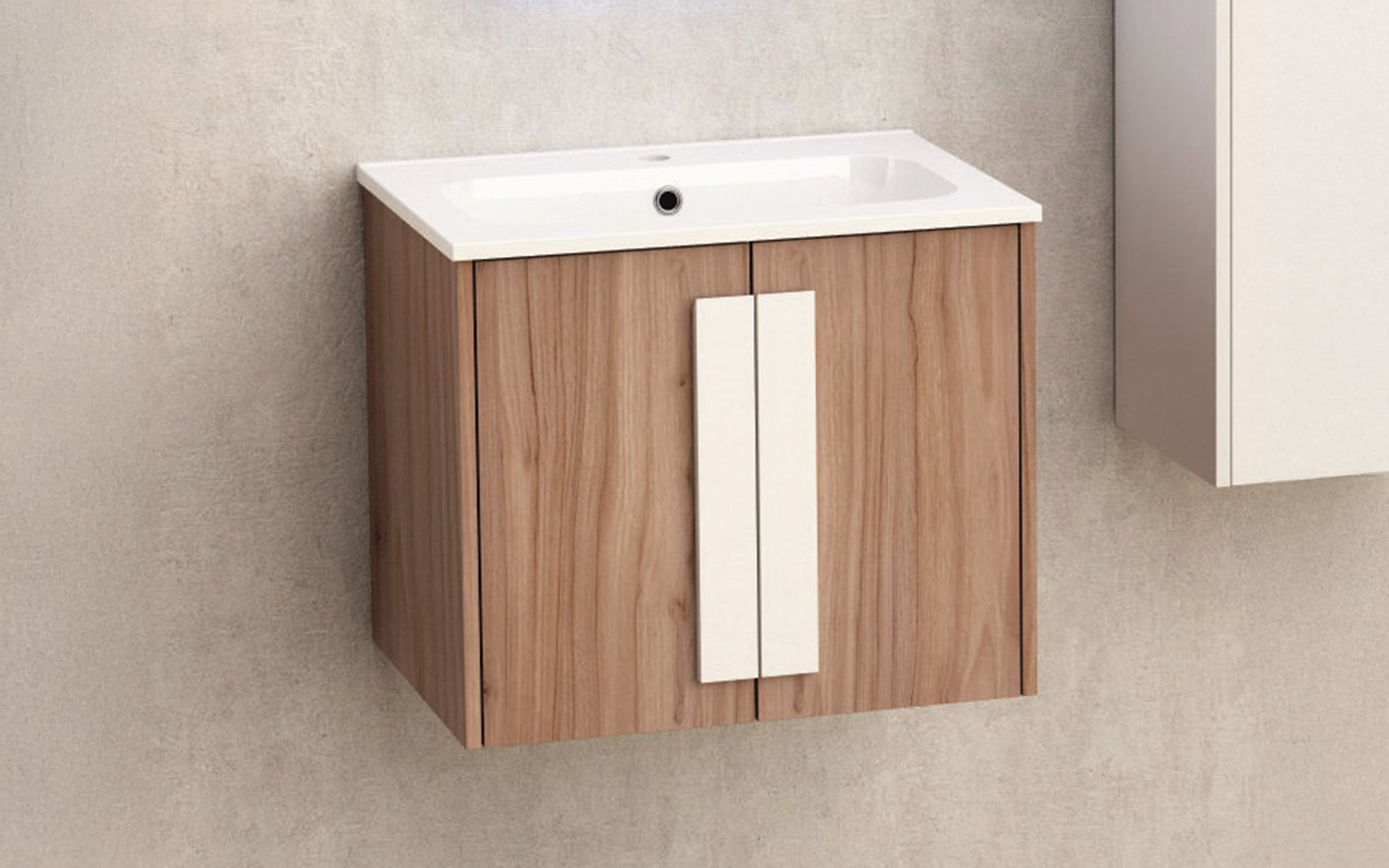 Dulap PVC pentru baie cu chiuveta ICP6451-1 Dulap PVC pentru baie cu chiuveta,   1